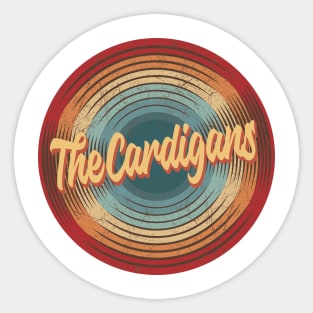 The Cardigans Vintage Ornament Sticker